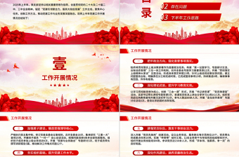 2025年上半年党支部党建工作总结PPT模板