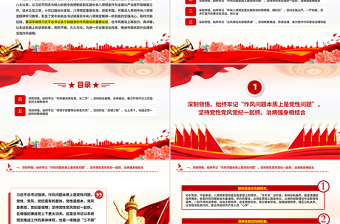 简洁实用从五个维度深刻领悟党的作风建设的重要意义PPT党课