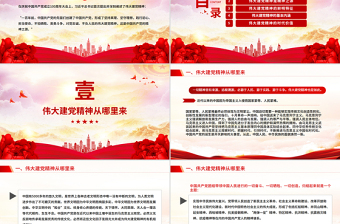 中国共产党成立104周年PPT2025弘扬伟大建党精神微党课