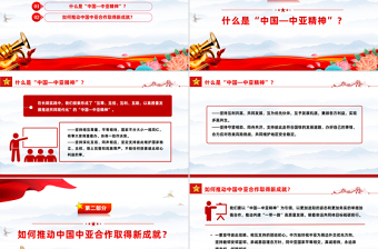 党建风弘扬“中国—中亚精神”推动地区合作高质量发展PPT课件下载