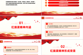 一文解读红旗渠精神PPT中国共产党人的精神谱系微党课