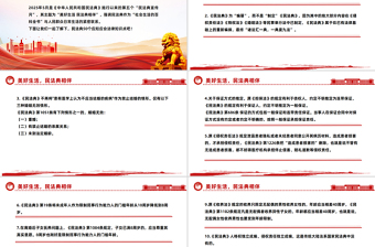 民法典宣传月关于《民法典》的50个法律知识点PPT学习课件