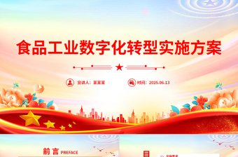精品《食品工业数字化转型实施方案》PPT食品工业高质量发展课件下载