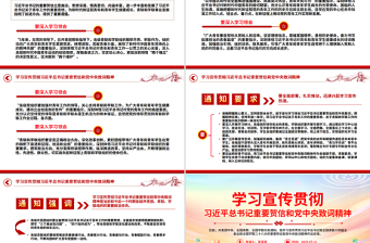 红色简洁学习宣传贯彻习近平总书记重要贺信和党中央致词精神PPT党课