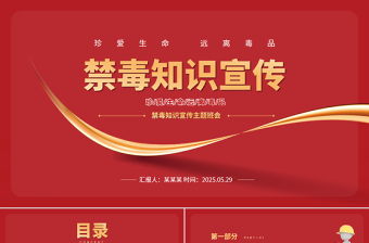 珍爱生命远离毒品PPT精美实用禁毒知识宣传课件