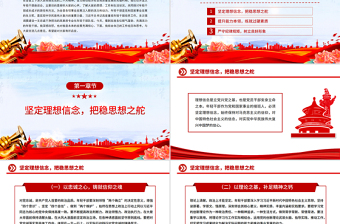 红色精美年轻干部座谈会发言讲话PPT模板下载