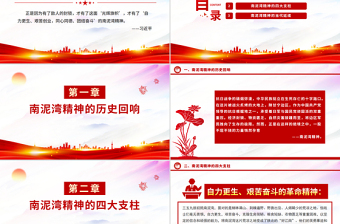 南泥湾精神PPT中国共产党人的精神谱系党课