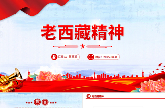 2025重温老西藏精神PPT中国精神谱系课件