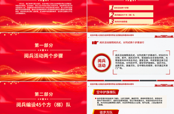 红色精美抗战胜利纪念日大阅兵PPT纪念中国人民抗日战争暨世界反法西斯战争胜利80周年课件