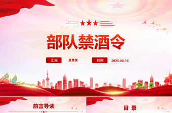 党政风部队禁酒令PPT军队管酒治酒工作宣传课件