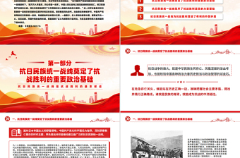 精品党课抗日民族统一战线是抗战胜利的基本保证PPT课件