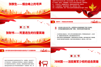 大气简洁抗美援朝纪念日PPT七个感人至深的抗美援朝小故事课件