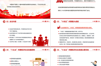 简洁大气一文读懂二十届四中全会公报PPT专题党课课件