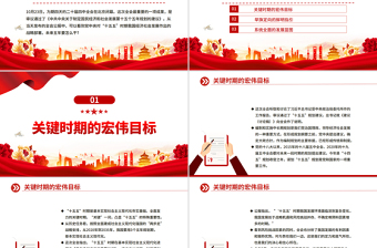 精美时尚未来五年怎么干PPT党的二十届四中全会擘画发展蓝图课件下载