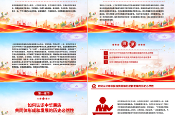 精美实用怎样认识推进中华民族共同体建设PPT党课