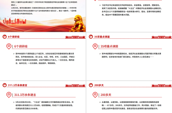 简洁风从8个数字看《建议》诞生记PPT二十届四中全会主题课件