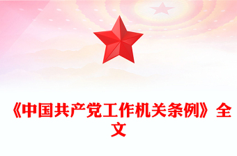 2025《中国共产党工作机关条例》PPT党课课件(讲稿)
